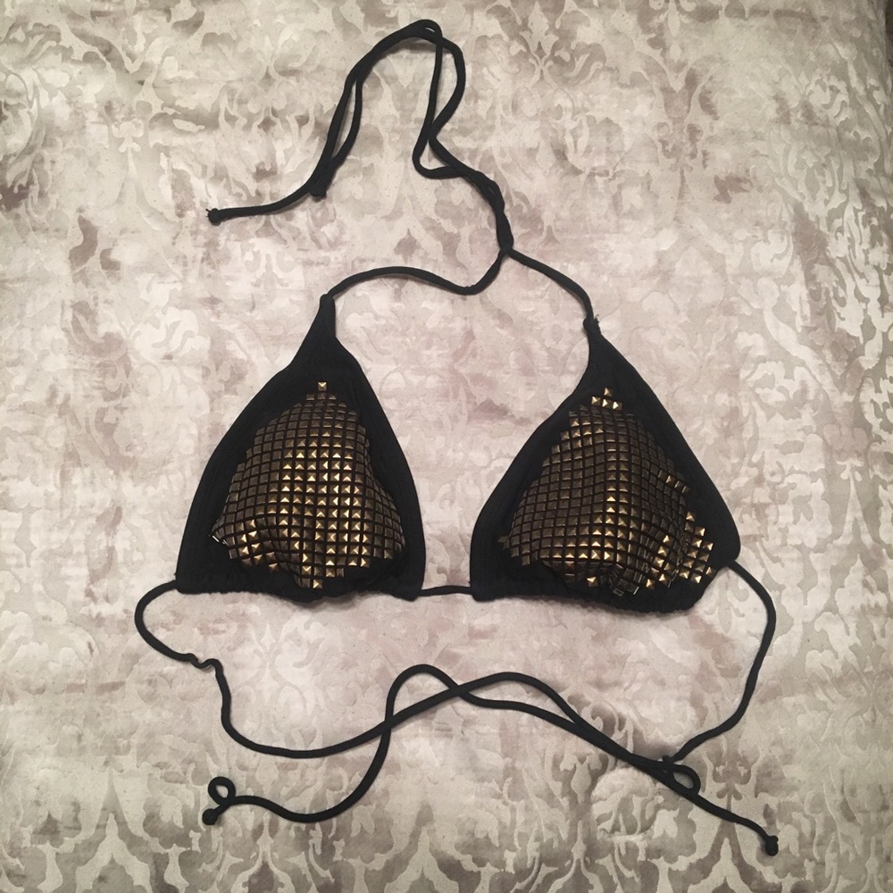 studded bikini top